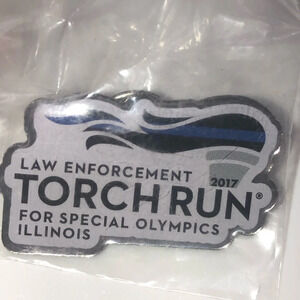 2017 Law Enforcement Torch Run Special Olympics Illinois Lapel Pin